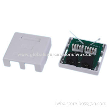 Cat.5e Rj45 Surface Jack 2 Ports
